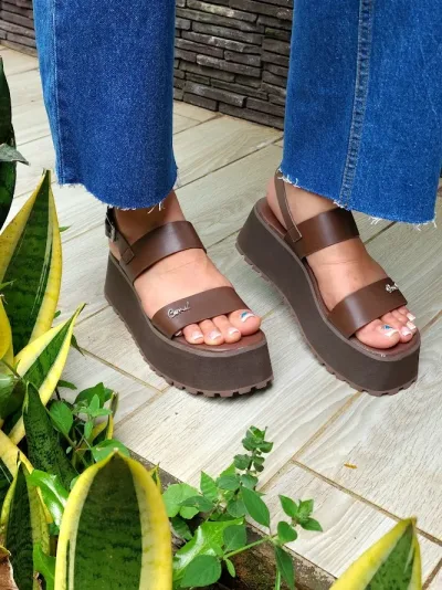 Sandalias Coral Toscana Brown para Dama