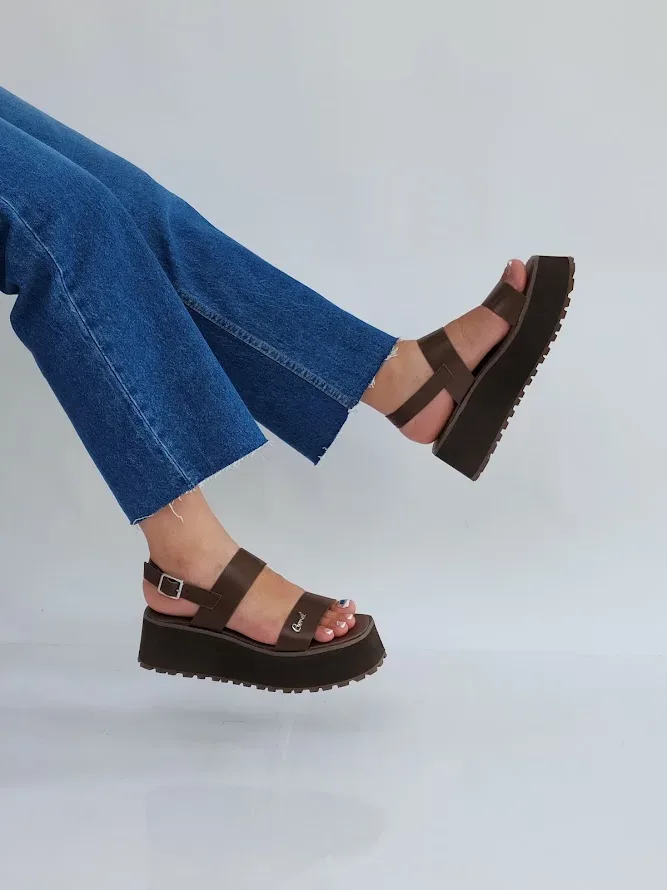 Sandalias Coral Toscana Brown para Dama