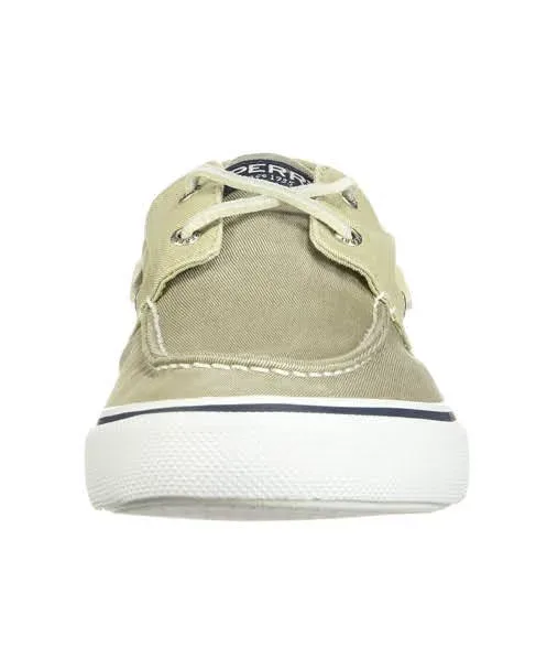 Tenis Sperry para caballero color beige Bahama II Sw Oyster/Khaki