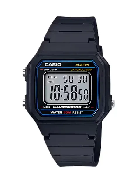 Reloj Casio para caballero W-217H-1AVDF COLOR NEGRO