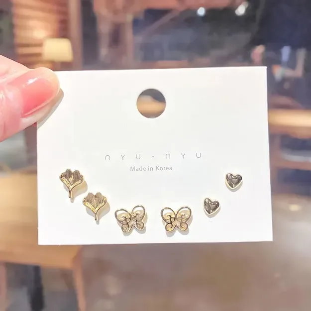 Set de Aretes Plata Esterlina