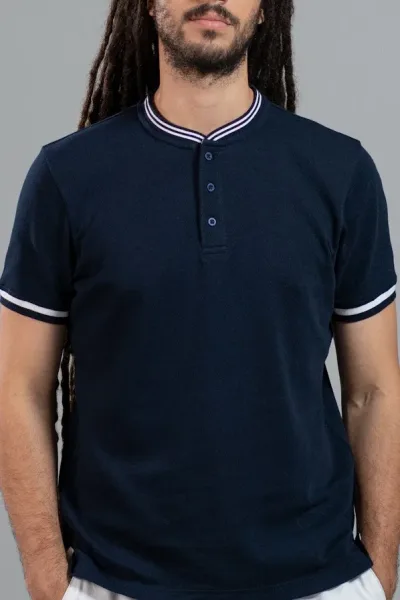 Camiseta Estivaneli para caballero color azul