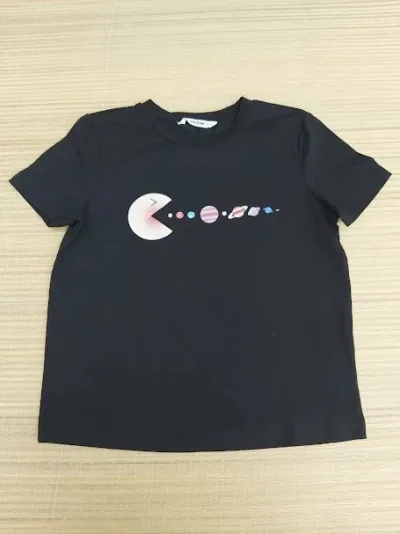 Camiseta para niño color negro