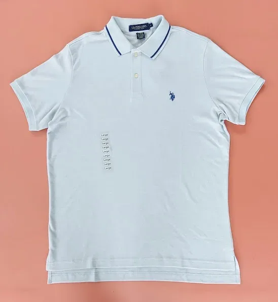 Camiseta US POLO ASSN para caballero color celeste