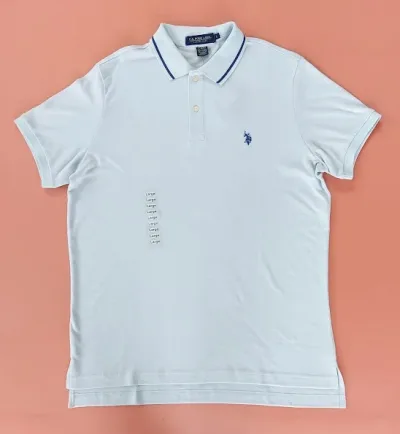 Camiseta US POLO ASSN para caballero color celeste