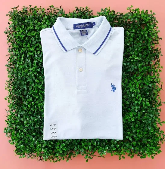 Camiseta US POLO ASSN para caballero color celeste