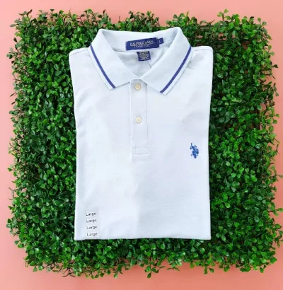 Camiseta US POLO ASSN para caballero color celeste