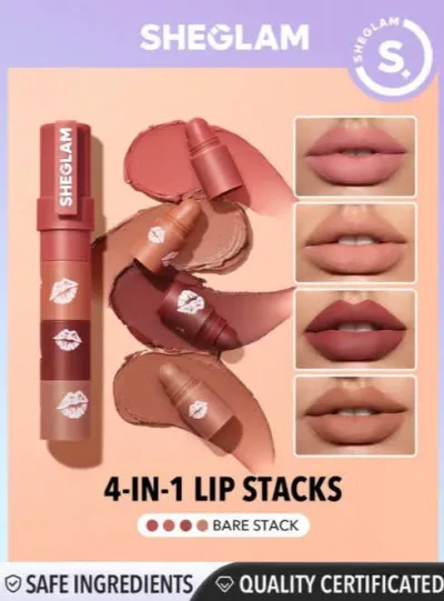 Labial 4-1 en barra de SheGlam