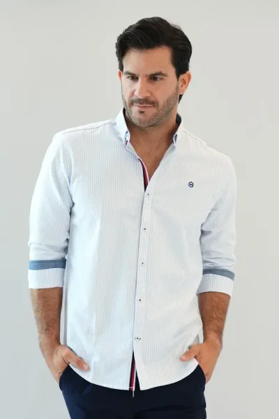 Camisa Hummer para caballero diseño de Rayas