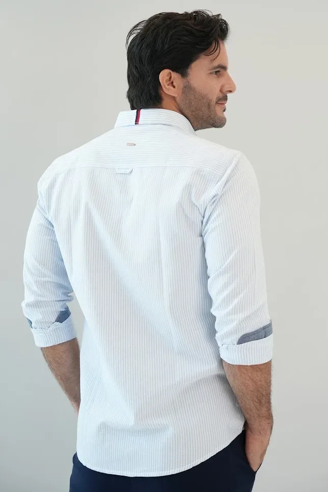 Camisa Hummer para caballero diseño de Rayas