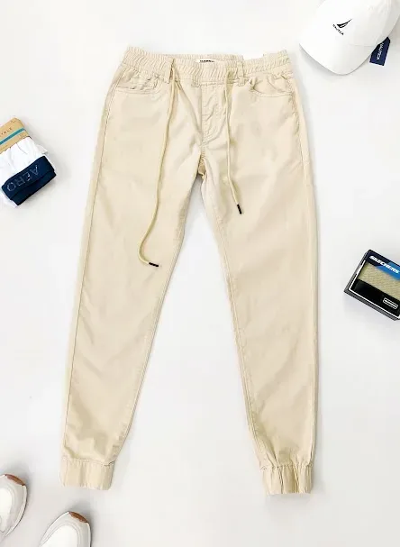 Jogger Hummer para caballero color beige H221014180A