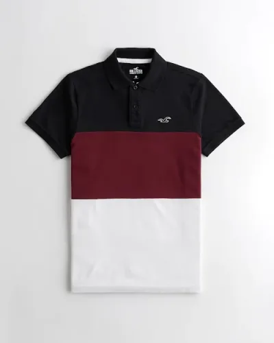 Camiseta Hollister para caballero multicolor