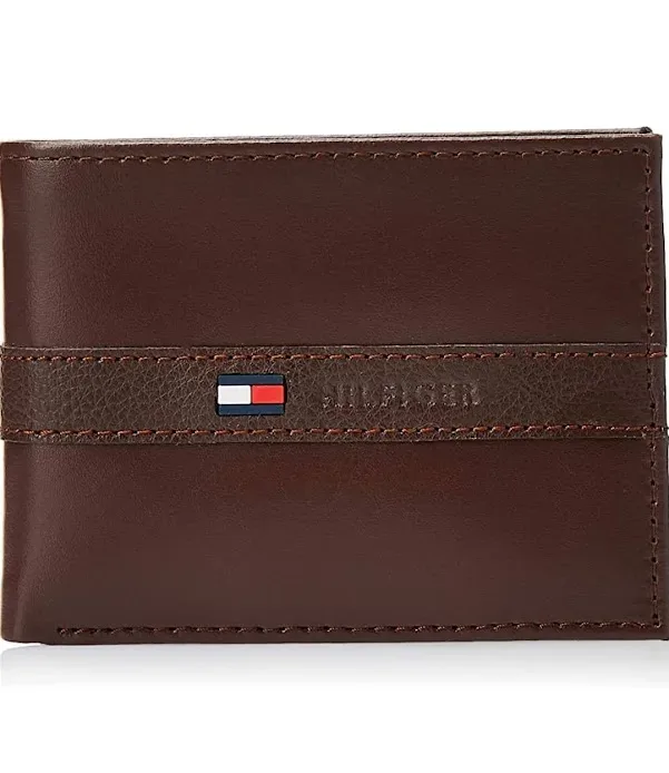 Billetera Tommy Hilfiger para caballero color café