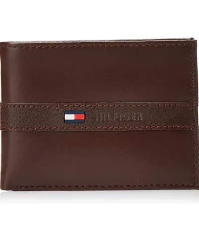 Billetera Tommy Hilfiger para caballero color café
