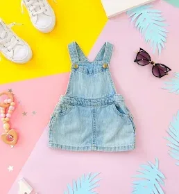 Vestido Old Navy para niña mezclilla