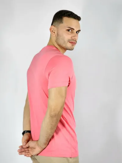Camiseta Nautica para caballero color rosado