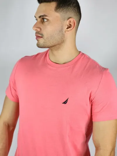 Camiseta Nautica para caballero color rosado