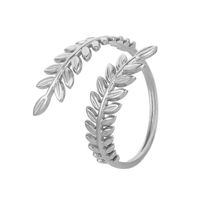 Anillo de acero titanio