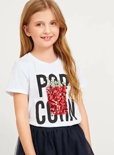 Blusa para niña color blanco