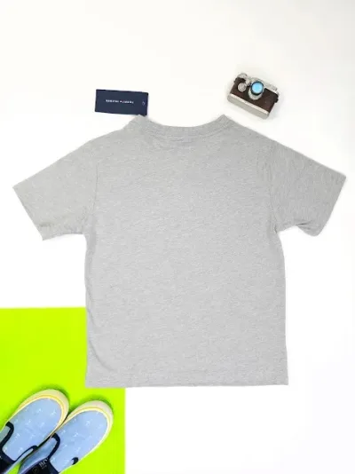 Camiseta Tommy Hilfiger para niño color gris
