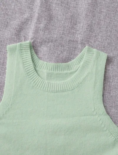 Crop top  para dama color verde agua