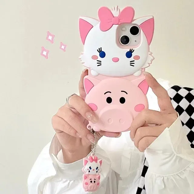 Funda para celular con diseño de Marie y Ham