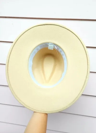 Sombrero para dama color beige