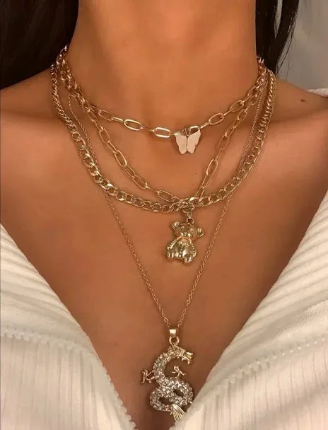 Collar de fantasía para dama diseños varios