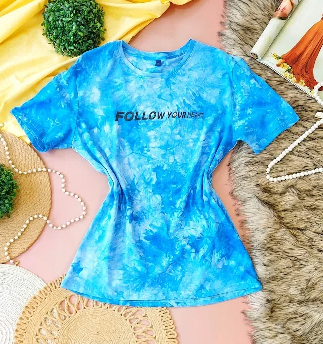 Camiseta para dama color azul