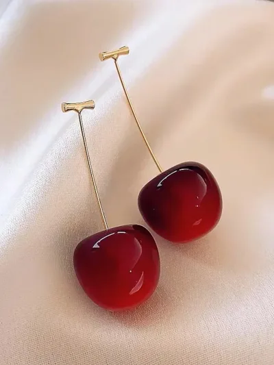 Aretes cereza - Fantasia Fina