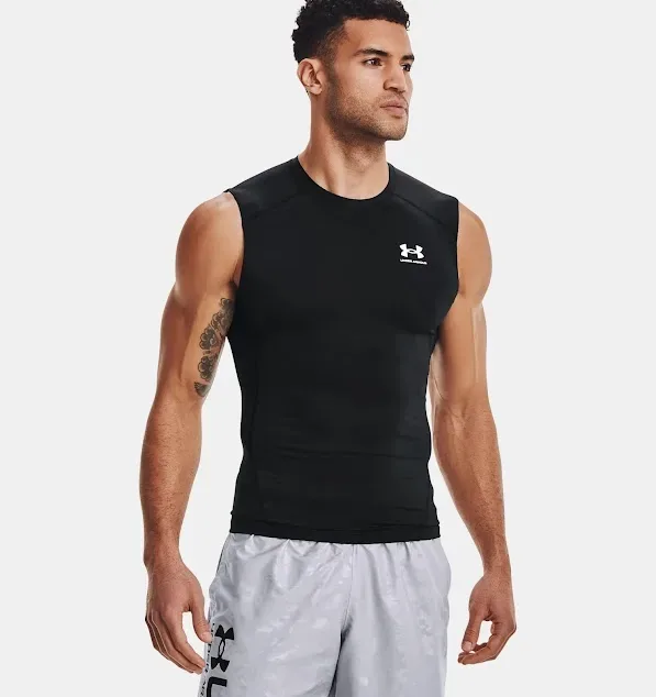 Camiseta deportiva Under Armour para caballero  color negro