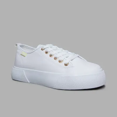 Tenis Coral para dama color  blanco Selma white te