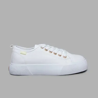 Tenis Coral para dama color  blanco Selma white te