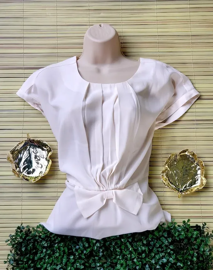 Blusa Allie Rose para dama color blanco hueso