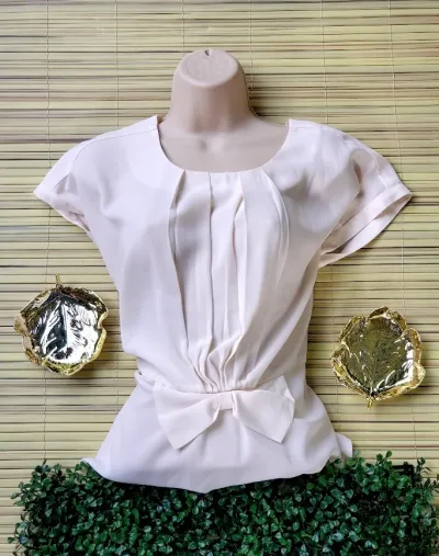 Blusa Allie Rose para dama color blanco hueso