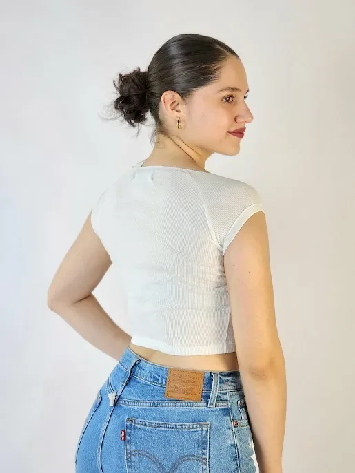 Blusa para dama color blanco