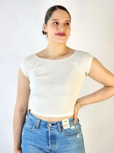 Blusa para dama color blanco