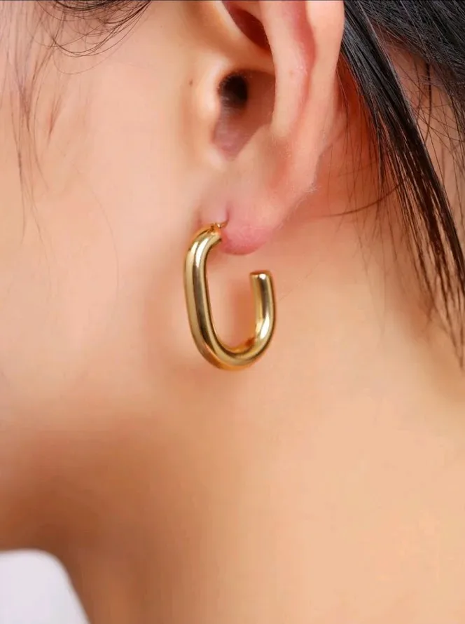Argollas de Acero inoxidable para Dama