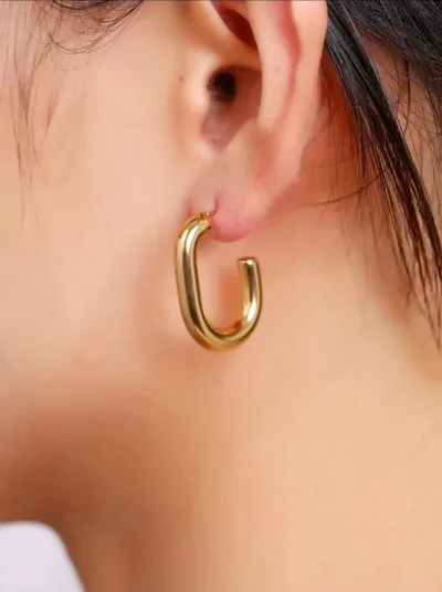 Argollas de Acero inoxidable para Dama