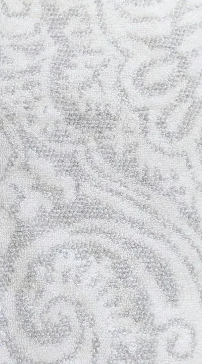 Paño 100% algodón gris con blanco