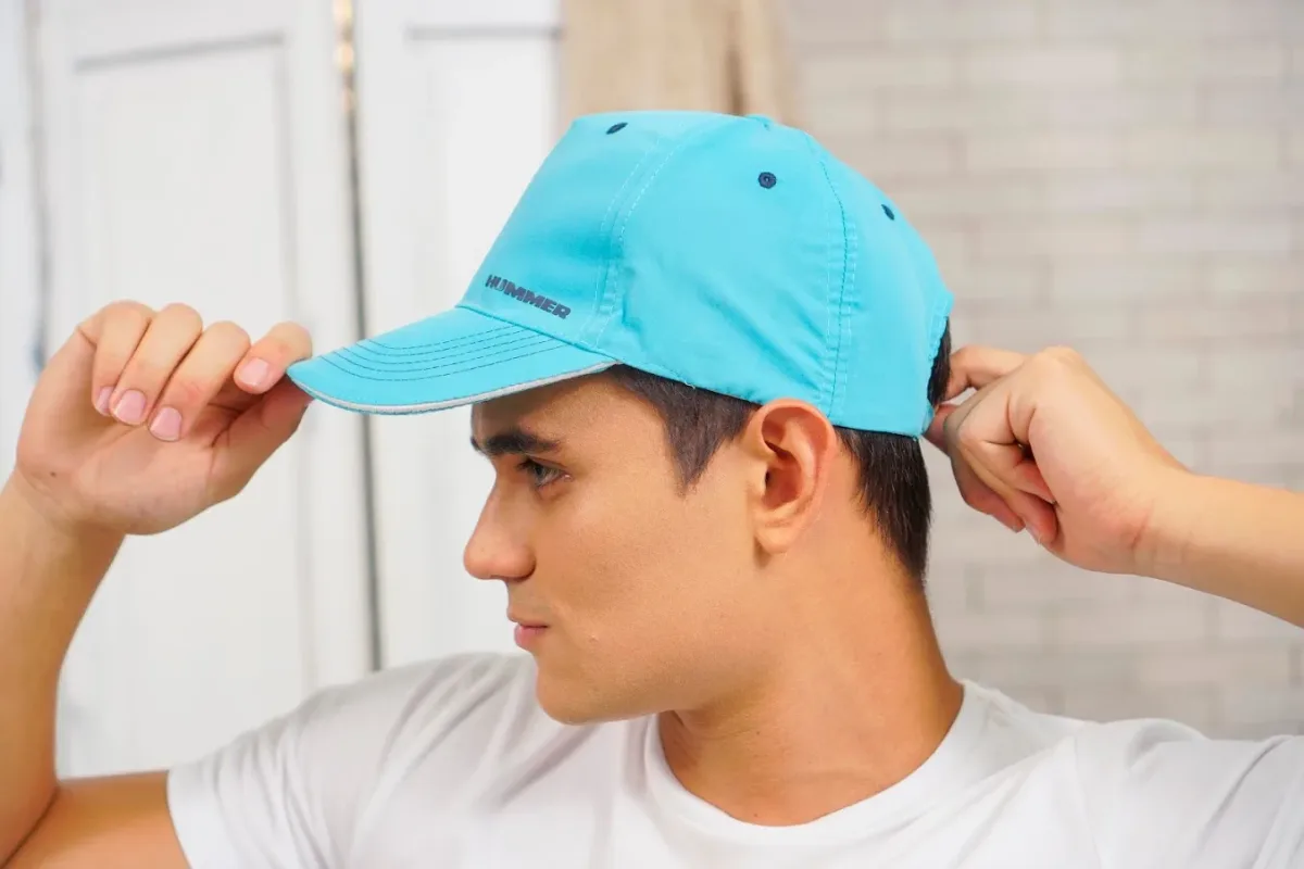 Gorra Hummer para caballero color turquesa