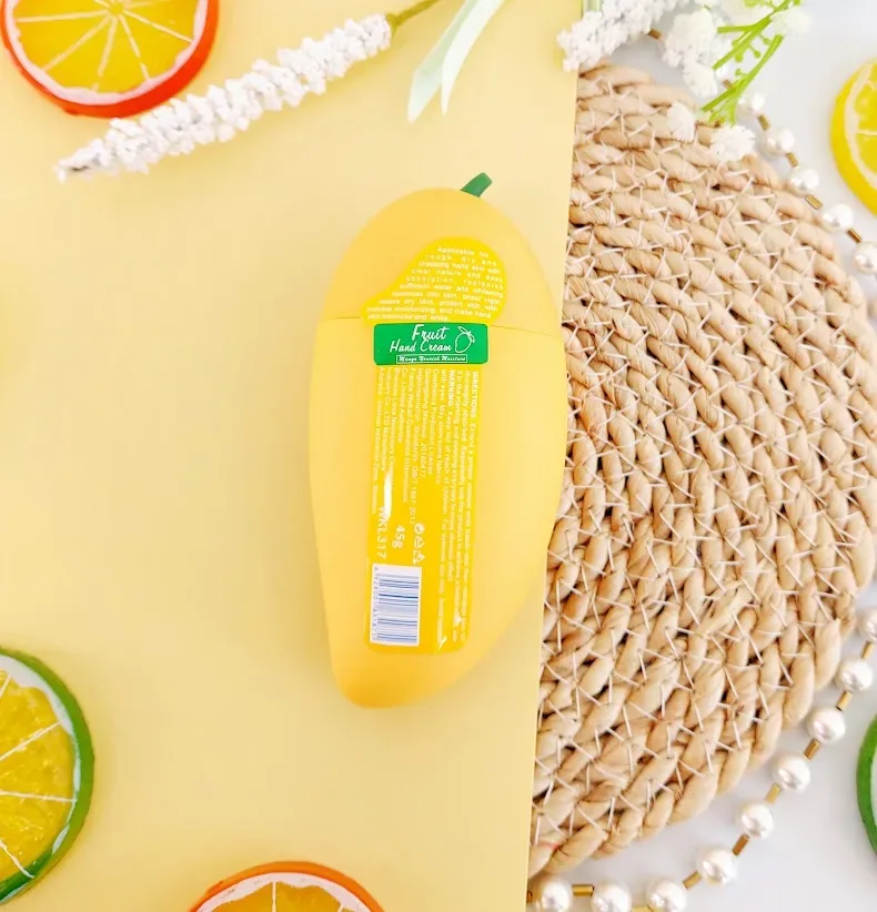Crema de manos diseño de mango
