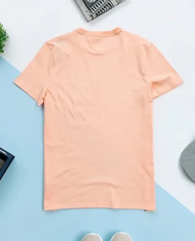 Camiseta Tommy Hilfiger para caballero color naranja neon
