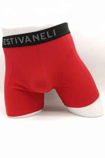 Boxer Estivaneli para caballero JJCM-64233 #COLOR ROJO