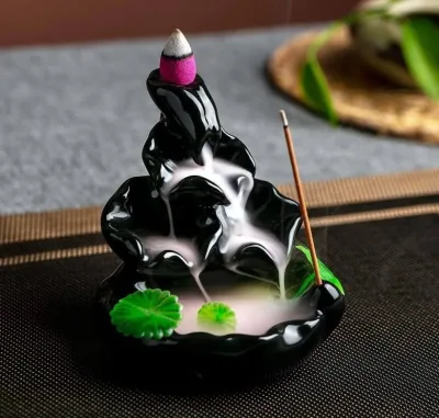 Soporte de incienso de cerámica decorativo