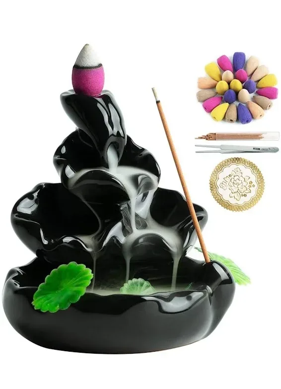 Soporte de incienso de cerámica decorativo