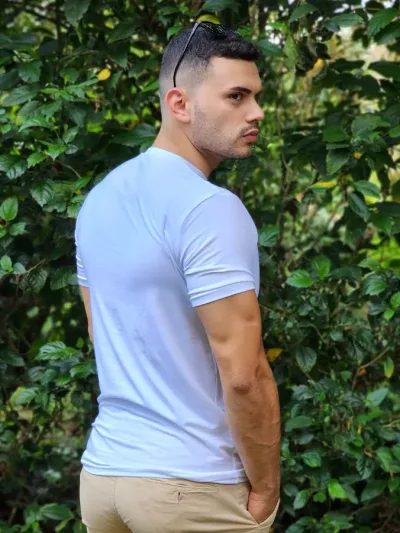 Camiseta Redox para caballero color blanco
