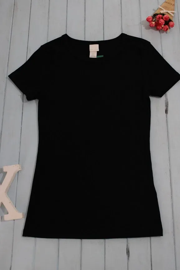 Blusa H y M para dama color negro
