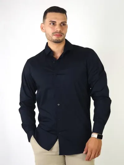 Camisa para caballero color azul