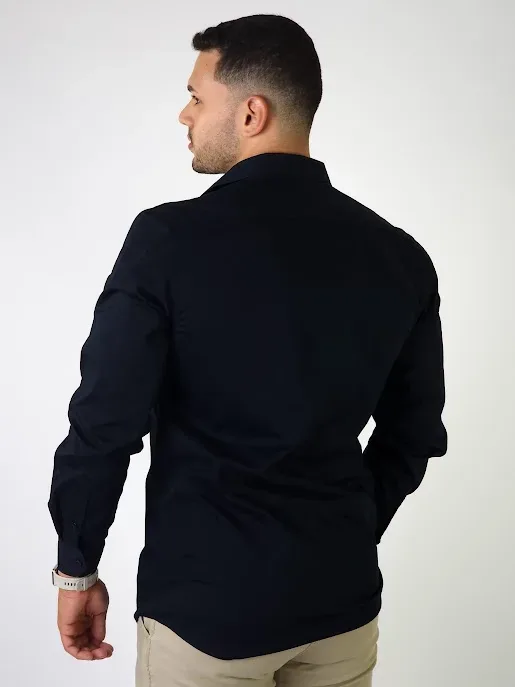 Camisa para caballero color azul